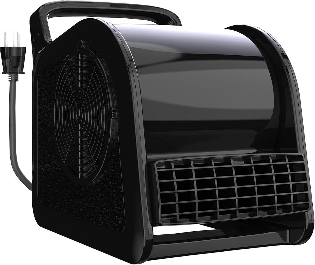 Floor Fan Industrial Blower Fan, 580W 685CFM Air Mover with 3-Speed Control, 185 Adjustment, 22M/S Max Wind Speed, Ideal for Workshop/Garage/Factory Janitorial, Standard