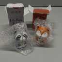 2 Pack Cute Kitchen Timer, 100% Mechanical Timer for Kids, 60 Minute Egg Timer for Cooking/Reading/Do Sports (Fox and Raccoon)