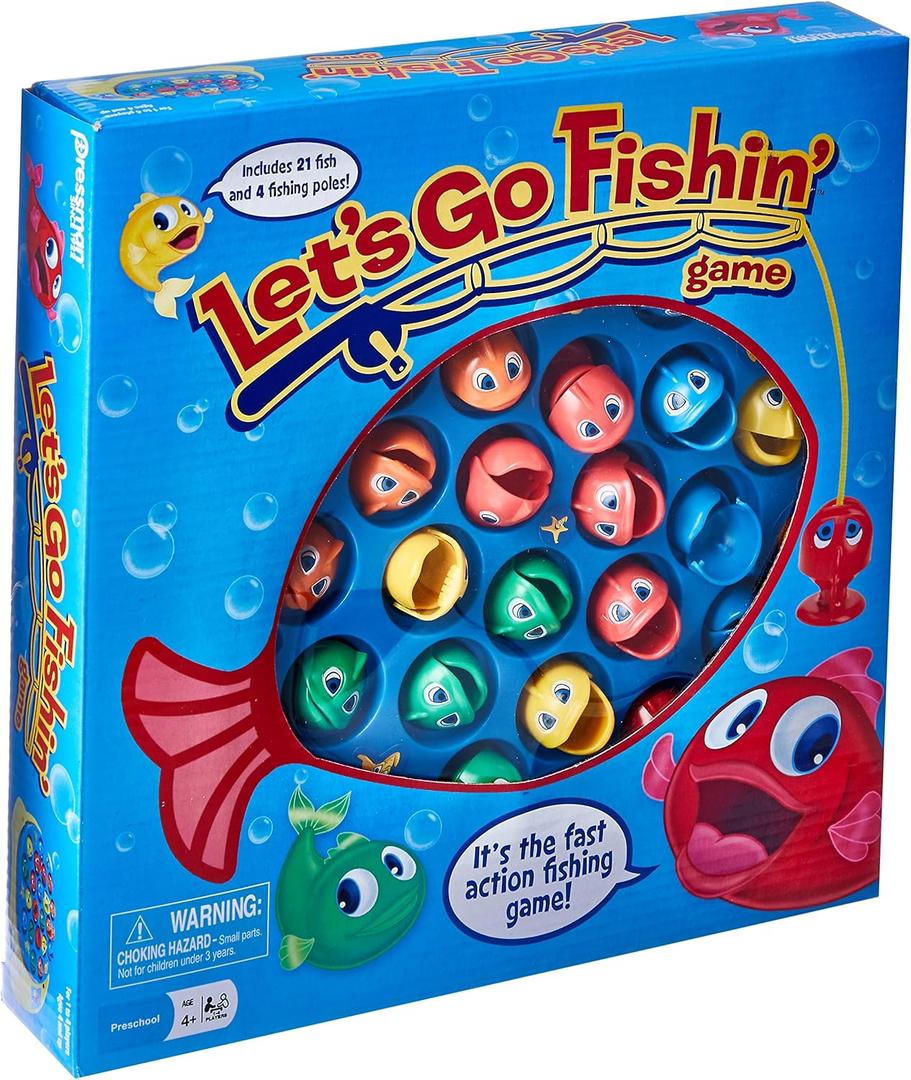 CROWN & ANDREWS Pressman Toys Lets GO Fishin (Set of 3)