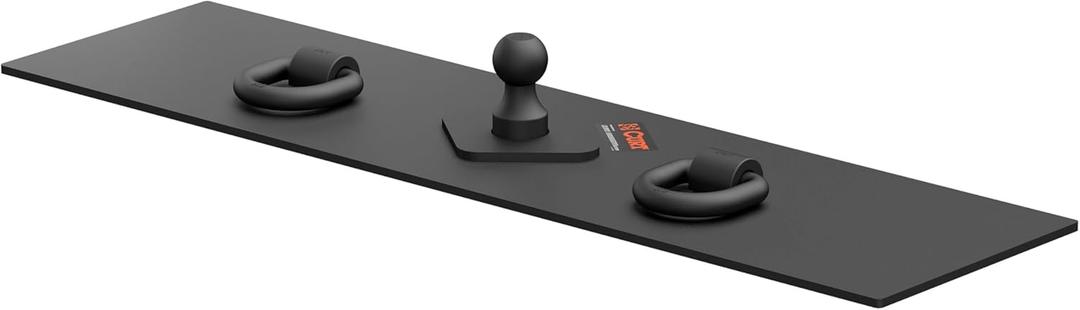 CURT 65500 Over-Bed Flat Plate Gooseneck Hitch, 30,000 lbs, 2-5/16-Inch Ball