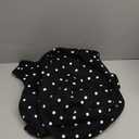 Women Polka Dot Fleece Hoodie Trendy Oversized Long Sleeve Aesthetic Graphic Print Hooded Sweatshirt Pullover Tops (Large, Black)