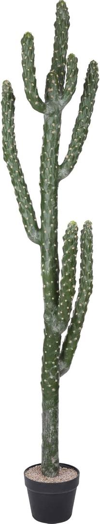 62Inch Artificial Cactus Faux Cacti Fake Cactus Saguaro Potted Plants for Indoor Outdoor Home Offices Store Decoration