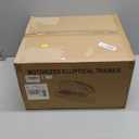 Under Desk Elliptical Machine, Electric Elliptical Leg Exerciser for Seniors with 12 Adjustable, Portable Quiet Elliptical Exercise Machine, Seated Pedal Exerciser with Remote Control (Orange)