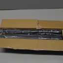 Ausemku Shower Curtain Rod 32-80 Inch Adjustable - 1 Inch Diameter Heavy Duty No drill Spring Tension Shower Rod, Non-Slip Rustproof Telescopic Rod for Bathroom, Black