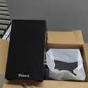 30W X 2 Powered Bookshelf Speakers - 3.5-RCA Input for Turntable, TV, PC, Record Player Speakers with 4 Inch Woofer & Wall Mounted (Black)