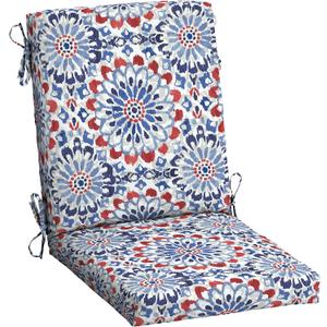 Arden Outdoor Dining Chair Cushion, 20 in x 20 in, Weather-Proof, Rain-Proof, Fade Resistant Patio Cushion for Patio, Dining, or Rocking Chairs 20 x 20, Clark Blue