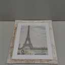 9x11 Picture Frame with Glass, Display Pictures 7x9 with Mat or 9 x 11 without Mat - Wall and Tabletop, 9 by 11 Photo Wooden Frames (Distressed White, 1 Pack)