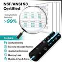 ICEPURE PLUS NSF/ANSI 53 Certified UKF8001 Refrigerator Water Filter Compatible with Maytag UKF8001, UKF8001AXX, UKF8001P, Whirlpool 4396395, 469006, EDR4RXD1, EveryDrop Filter 4, 2PACK
