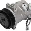 AC Compressor With Clutch Compatible With DODGE CALIBER 2009 2010 2011 2012 L4 1.8L 2.0L 2.4L/JEEP COMPASS PATRIOT 2009-2017 L4 2.0L 2.4L Replaces CO30011C 55111610AA