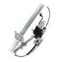 741-349 Window Regulator Passenger Side Front with Power Window Motor for Nissan Xterra Frontier 2005-2015 Suzuki Equator 2009-2010 OE#80720EA000 80730EA005 807209BF0A (Front Right Side)