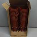 Tioncy 30 Pcs Football Plastic Bucket with Handles 34 oz Versatile Football Treat Bucket Football Ice Bucket Bulk for Wine Beverage Football Party Snack Candy Alcohol Beer Drink Pail Gifts