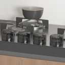 Stove Knob Safety Covers for Child Baby Proofing Kitchen Oven Knob Locks Universal Gas Burners Childproofing (5-Pack) (Black - Translucent)