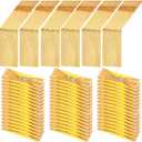 Newwiee 54 Pcs Gold Sequin Chair Sashes and Table Runners, 48 Sequin Chair Bows, 6 Glitter Table Runners for Birthday Party Wedding Banquet Holiday Decorations