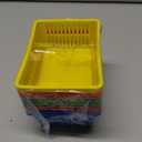 10 Pack Mini Storage Baskets Bins, Plastic Organizer Basket, Colorful Shelf and Desk Make-up Storage Crate Organizing Containers, Ideal for Home Classroom Office Organization. 6.1"L x 4.5"W x 2.4"H