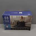 Sealy Heated Blanket Electric Throw 50"x60", Soft Double Flannel Electric Blanket with 6 Heat Levels & 2-10 Hours Auto Shut Off, Machine Washable, Even Heat Distribution, Beige