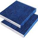 Forccord 2-PACK HEPA Cabin Air Filter Fits for ENCLAVE (08-17), TRAVERSE(09-17), ACADIA(07-16), ACADIA LIMITED(2017), OUTLOOK(07-10) Activated Carbon Cabin Filter Replacement CF11663 Car Accessories