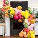 Lemon Balloon Arch Kit Pastel Pink and Yellow Balloon Garland with Citrus Mylar Balloon for Lemonade Fruit Lemon Theme Baby Shower Birthday Party Decoration