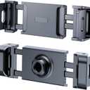 eSamcore Large Universal Tablet clamp, 0.8" (20mm) Depth Mount Clip Fits All 17mm Ball Joint Car/Desk/Bed/Floor Tablet Stand Holder Mount Compatible with 6"-12.9" iPad/Galaxy Tab/Foldable Phone