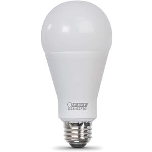 Feit Electric A23 LED Light Bulb, 300W Equivalent, Non-Dimmable, 4060 Lumens, E26 Standard Base, 5000k Daylight, 80 CRI, High Output LED Bulb, Damp Rated, 22 Year Lifetime, OM300/850/LED