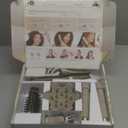 Shark Glam Ceramic & Powerful Air Styling & Drying System, with Silki Straightener & Shark Glossi Air Glosser, for Drying, Curling, Straightening & Glossing with Diffuser, HD6052S (Curly & Coily Hair)