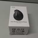 Acer Ergonomic Mouse Wireless, Vertical Computer Mouse for Office, Ergo Mice Rechargeable for Medium to Large Sized Hands, 2.4GHz USB Receiver, 800/1200/1600 DPI, 6 Buttons for Laptop, PC and Desktop