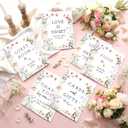 Yookeer 6 Pcs Wildflowers Wedding Table Decor Spring Floral Bridal Shower Thank You Centerpieces Party Supplies with Stand Take One Sign for Food Drinks Favors Sweet Cards Gifts Guest Book Signs 8x10"