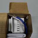 Toolhome 7 Day Programmable In-Wall Timer Switch Automatically Turns Lights and Fans On/ Off at Sunrise/ Sunset, Neutral Wire Required
