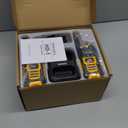 Radioddity HD-1 IP67 Heavy Duty Walkie Talkies, Waterproof Dustproof Shockproof Long Range Two Way Radio with One-Key Group Call, Vibrate Alert, SOS, Dual PTT, USB-C Charging for Hunting, 6 Packs