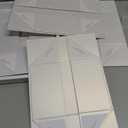 Gift Boxes with Lids - 9 x 6.7 x 2.75 Inch White Magnetic Closure Gift Box Set - Elegant Collapsible Packaging Boxes for Wedding, Birthday, Christmas - Perfect for Jewelry, Groomsmen, Proposals