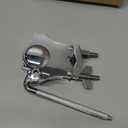 L-Rod Cowbells Cymbal Clamp, Heavy-Duty Cowbell Mount Percussion Holder Extension Arm Clip, 360Rotation Universal Mount for Cowbells, Jam Blocks & Handheld Percussion Instrument Accessories