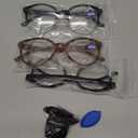 GIBLOGO Reading Glasses for Women/Men Eye Glasses Blue Light Reading Glasses Cheaters Eyeglasses (A2 3-pack)