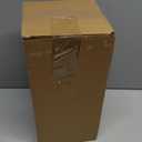 2Pack Large Cable Management Box, Handwoven Imitation Rattan Cord Organizer Wire Hider Box, Desk Cord Management to Hide Cords and Power Strips (Brown)