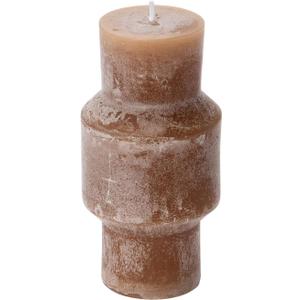 2 Piece Unscented Totem Pillar, Cappuccino Candles, 3" L x 3" W x 6" H, Brown 2 Piece Unscented Totem Pillar, Cappuccino Candles, 3" L x 3" W x 6" H, Brown