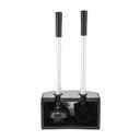 Bath Bliss 2-in-1 Toilet Brush and Plunger Set in Stainless Steel