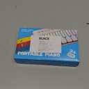 Mini Keyboard Piano Toy, Portable Light Up Pocket Piano for Toddlers Kids (Black)