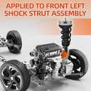 Front Left Shock Strut Assembly Compatible with 2016-2024 Infiniti Q50 Sport, Infiniti Q60 Sport Shock Absorber OEM Number replace 561115CF0A 561115CF0B E61115CF0A E61115CF0B