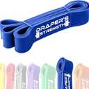 Draper's Strength Heavy Duty Resistance Stretch Loop Bands for Powerlifting Workout Exercise and Assisted Pull Ups, blue