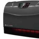NEW Touch Screen - 1500 Watt ~ Infrared Space Heater ~ Wall Mounted ~ Wifi Enabled Grey with WIFI (Gray)
