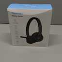 TECKNET Wireless Headset, Bluetooth Headset with Noise Cancelling Microphone  Rechargeable Bluetooth V5.2 Headphones, 50H Playtime & Mic Mute, On Ear Headphones for Trucker/Remote Work/Call Center