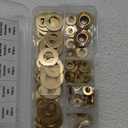 Brass Flat Washer Gasket Kit  210 Pieces Washers Assortment for M3, M4, M5, M6, M8, M10 and M12 Screws and Bolts