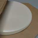 Mayfair Cassel Slow Close Toilet Seat, Easy Clean, Non Slip Premium Wood Seat, Easy Install, Made in USA, Round, Bone