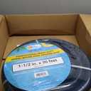 U.S. Pool Supply Pool Vacuum Hose - 1-1/2" x 30' Professional Heavy Duty Pool Hose for Inground, Spiral Wound with Kink-Free Swivel Cuff - Connect to Vacuum Heads, Skimmer, Cleaner, Filter Pump Inlet