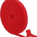 uxcell 23 Yards Cotton Twill Tape, 5/8-inch Herringbone Webbing Ribbon Bias Binding Tapes for Clothes Sewing, DIY Crafting (Bright Red)