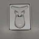 ELISHINE 7 Color Face and Neck Massager Light Therapy, Red Light Based Facial Massager for Skin Care, Smoothing, Firming (White)