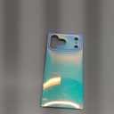 KERZZIL Cute Holographic Compatible with iPhone Rectangle Case, Slim Colorful Glossy Soft TPU Protective Durable Cases Cover for Women Girls(Blueray, 17 Pro Max)