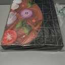 Pizza Stone Pan and Wooden Pizza Paddle - 15x11.8x0.6 inch - Cordiete Bread Beaking Stone w/Pizza Peel - Suitable for Oven & Grill