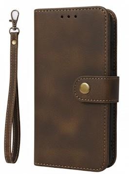 Dibosom Wallet Case for Google Pixel 7 Pro 5G with Wrist Strap Shoulder Strap,Zipper Pocket Multi Card Slot Wallet Cover,PU Leather Seismic Protection Pixel7Pro Pixel7 XL Seven 7Pro 6.7 Brown