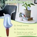 4 Pack Self Watering Spikes, Indoor Plant Watering Globes, Bird Shape Automatic Irrigation Spikes,Plant Watering DevicesBlue