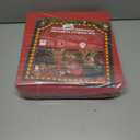 WDZREE Large Christmas Ornament Storage Box,4 Tier Holds Up to 128 Holiday Ornaments 3-Inch, Xmas Decorations Accessories Bag with Dual Zipper Closure,Made of Durable 600D Oxford Fabric (Red)