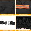 Car Cover Waterproof All Weather Sun Rain Protection Full Exterior Cover for Subaru Crosstrek Black with Left Side Zippers